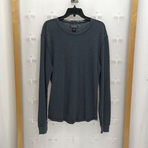 Lucky Brand Men’s Pullover Thermal Gray Size M